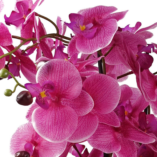 60cm Orchid Artificial Pink Gold Ceramic Planter – image 2