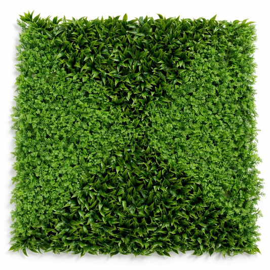 100cm Artificial Green Wall Panel Mixed Foliage Faux Living Wall