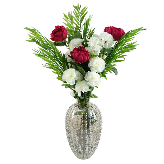 35cm Smoke Grey Bubble Vase – image 2