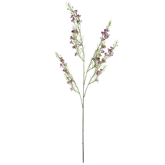 100cm Artificial Foliage with Small Flowers Purple – image 2