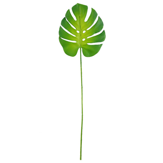 55cm Single Artificial Monstera Leaf – image 2