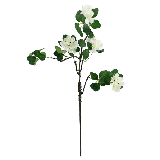 60cm Artificial Flower Foliage Spray White – image 2