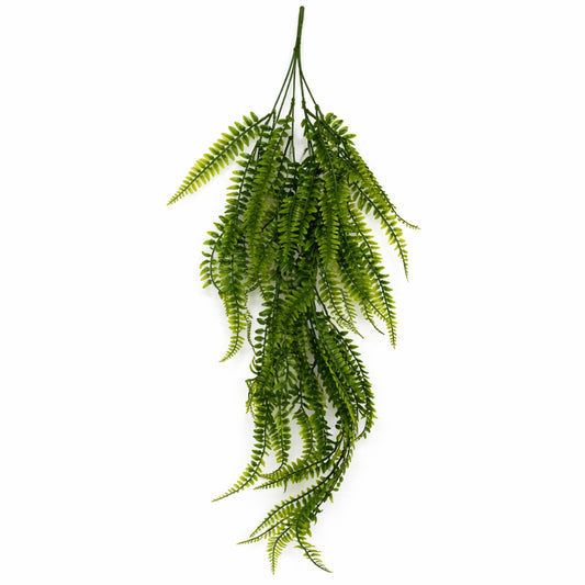 75cm Artificial Trailing Fern Plant Hanging Faux Greenery