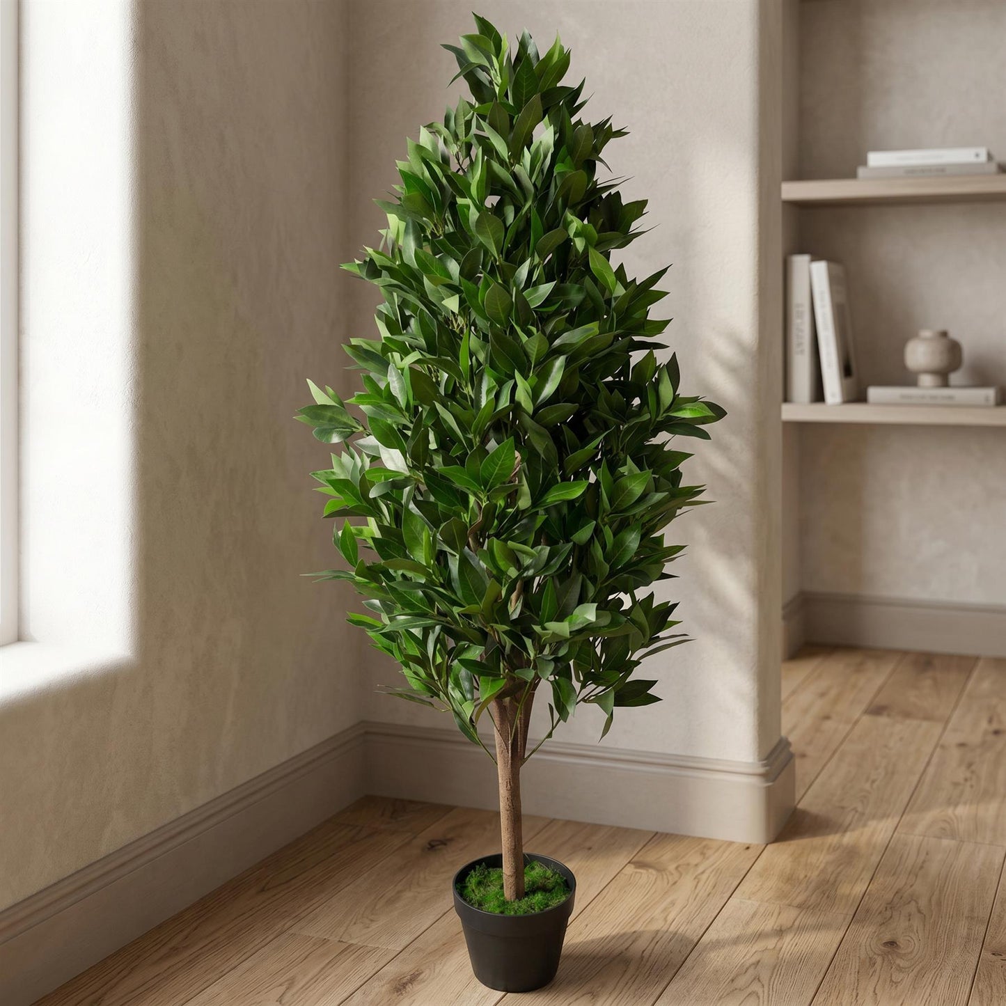 120cm Artificial Topiary Bay Tree Pyramid Cone Extra Large – image 7