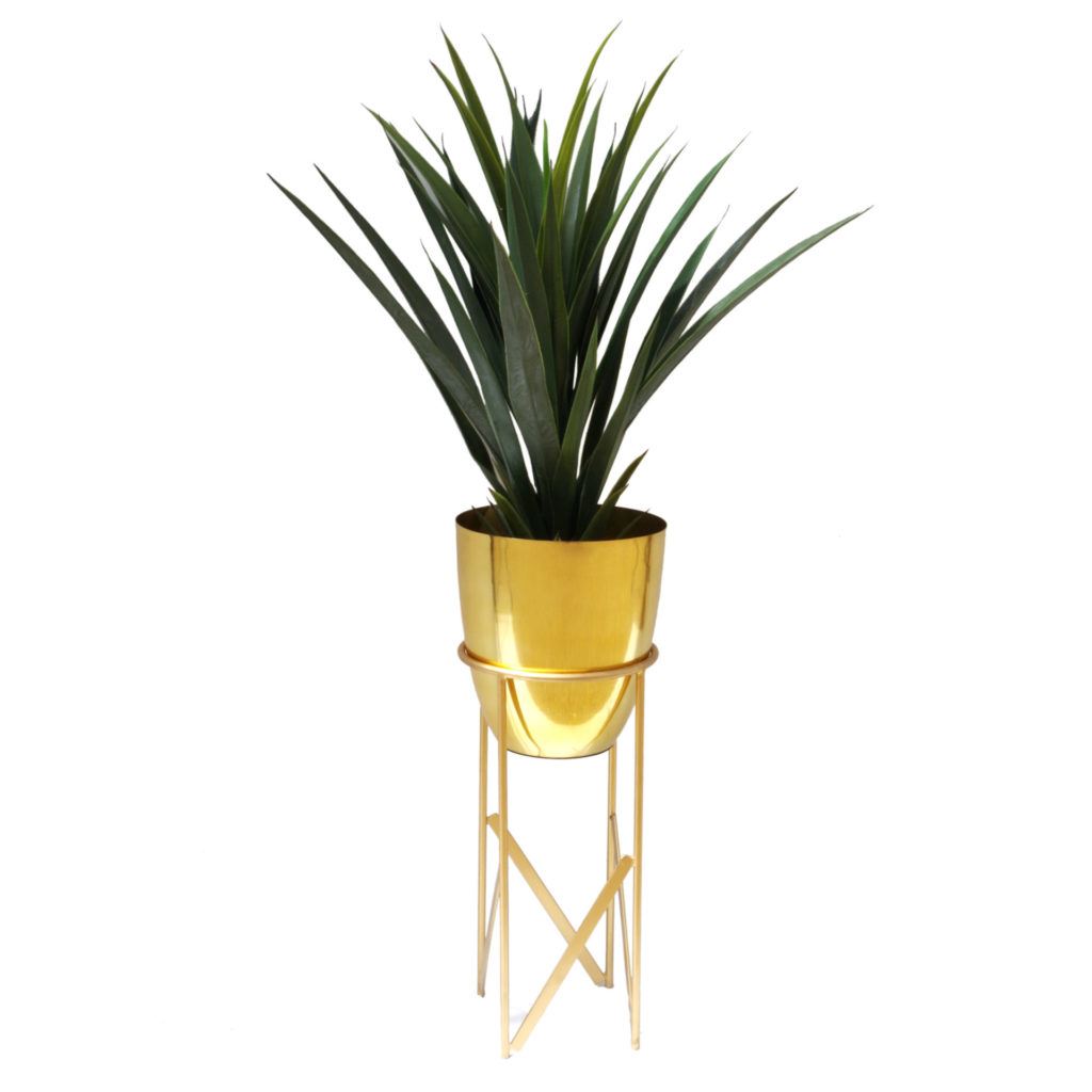 55cm Copper Planter with Matching Stand – image 4