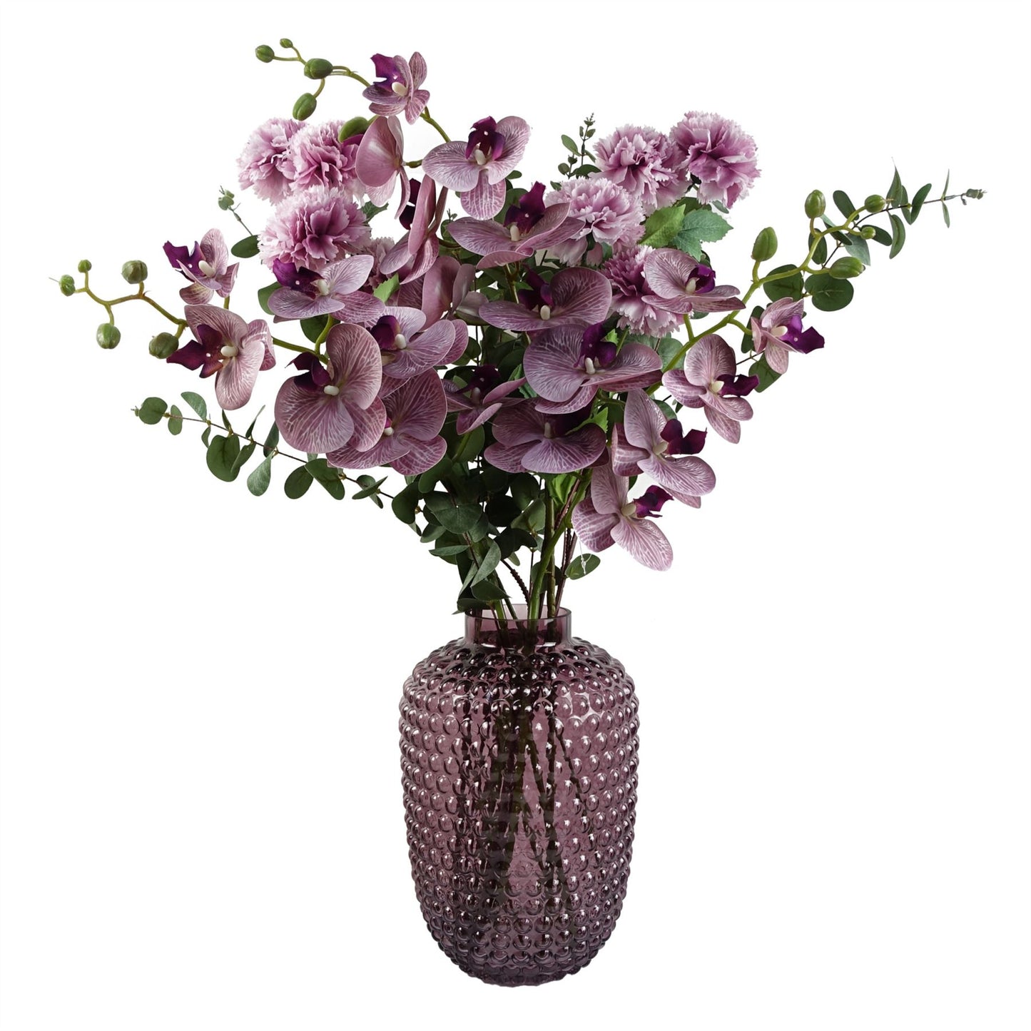 100cm Artificial Phalaenopsis Orchid Purple Stem – image 5