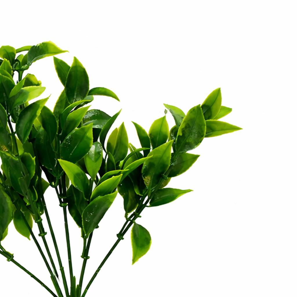 30cm Artificial Boxwood Leaf Foliage Spray Stem – image 4