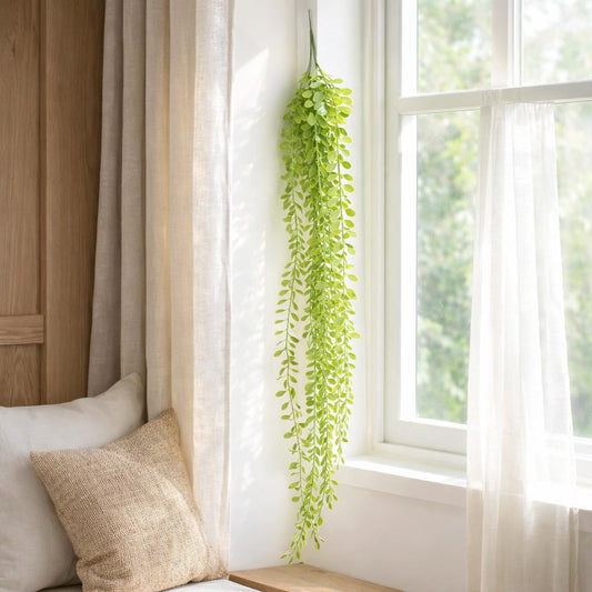 90cm Artificial Trailing Eucalyptus Hanging Plant Faux Greenery Vine – image 2