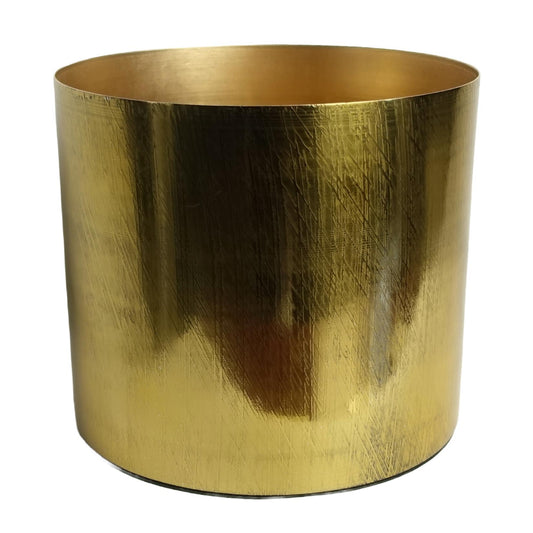18cm Gold Etched Planter – image 2