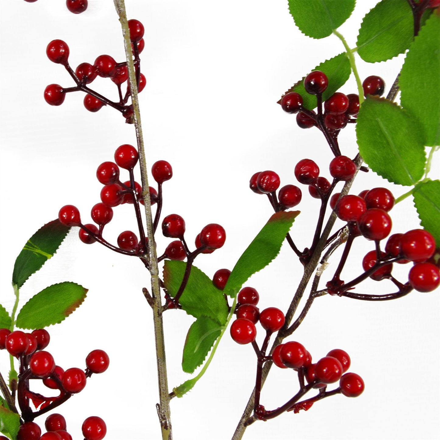 Artificial Red Christmas Berry Spray 80cm – image 5