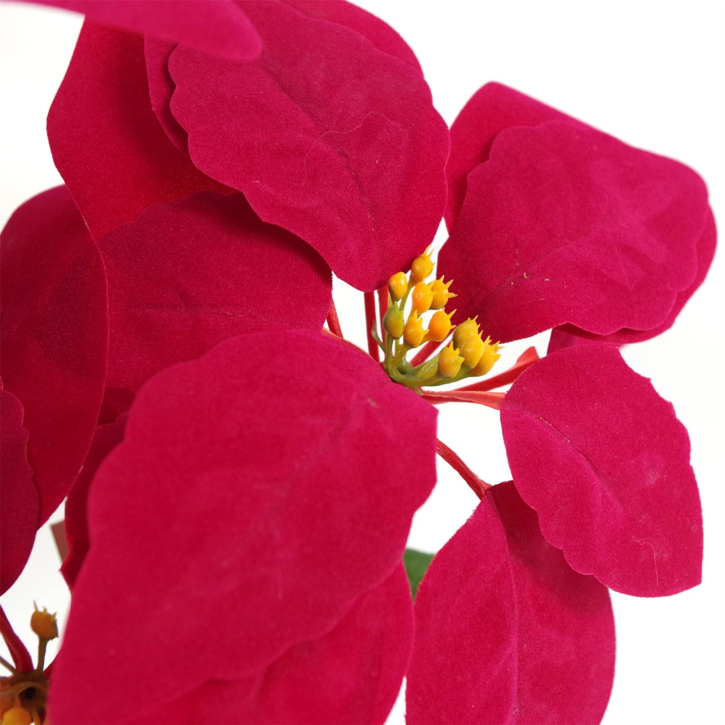 Artificial Christmas Xmas Red Poinsettia 40cm Potted Houseplant – image 4