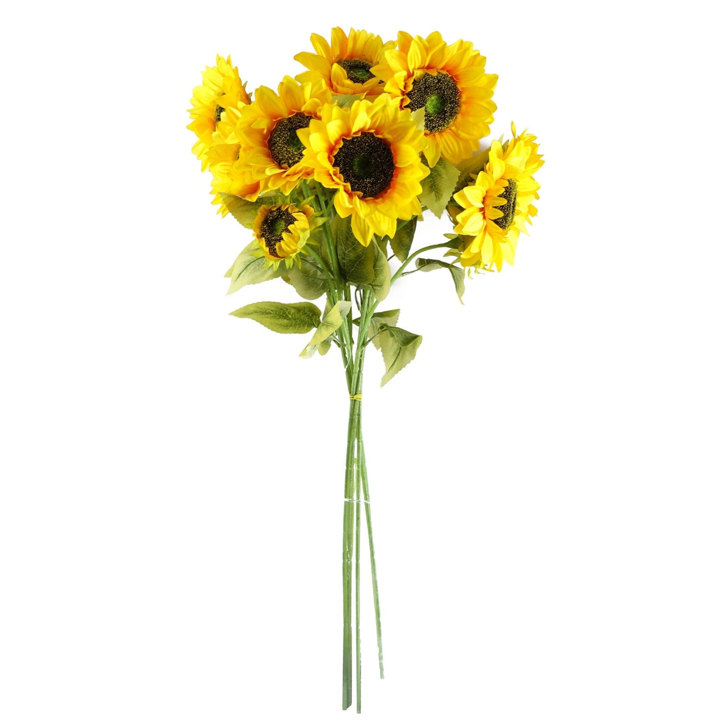88cm Yellow Artificial Sunflower 3 heads – image 5
