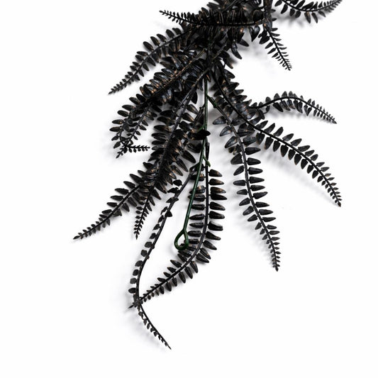 180cm Black Artificial Fern Garland Hanging Foliage Decoration – image 2