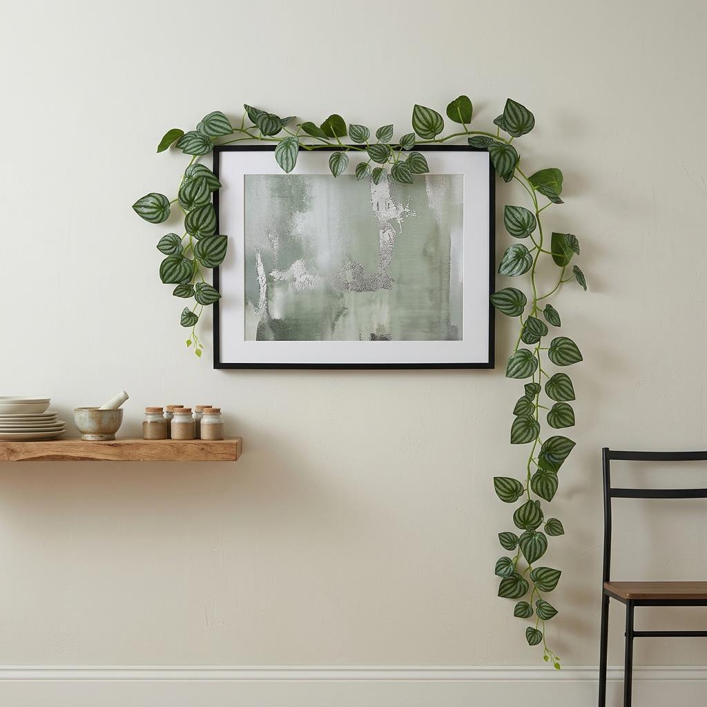 160cm Artificial Watermelon Leaf Garland Hanging Decoration – image 3
