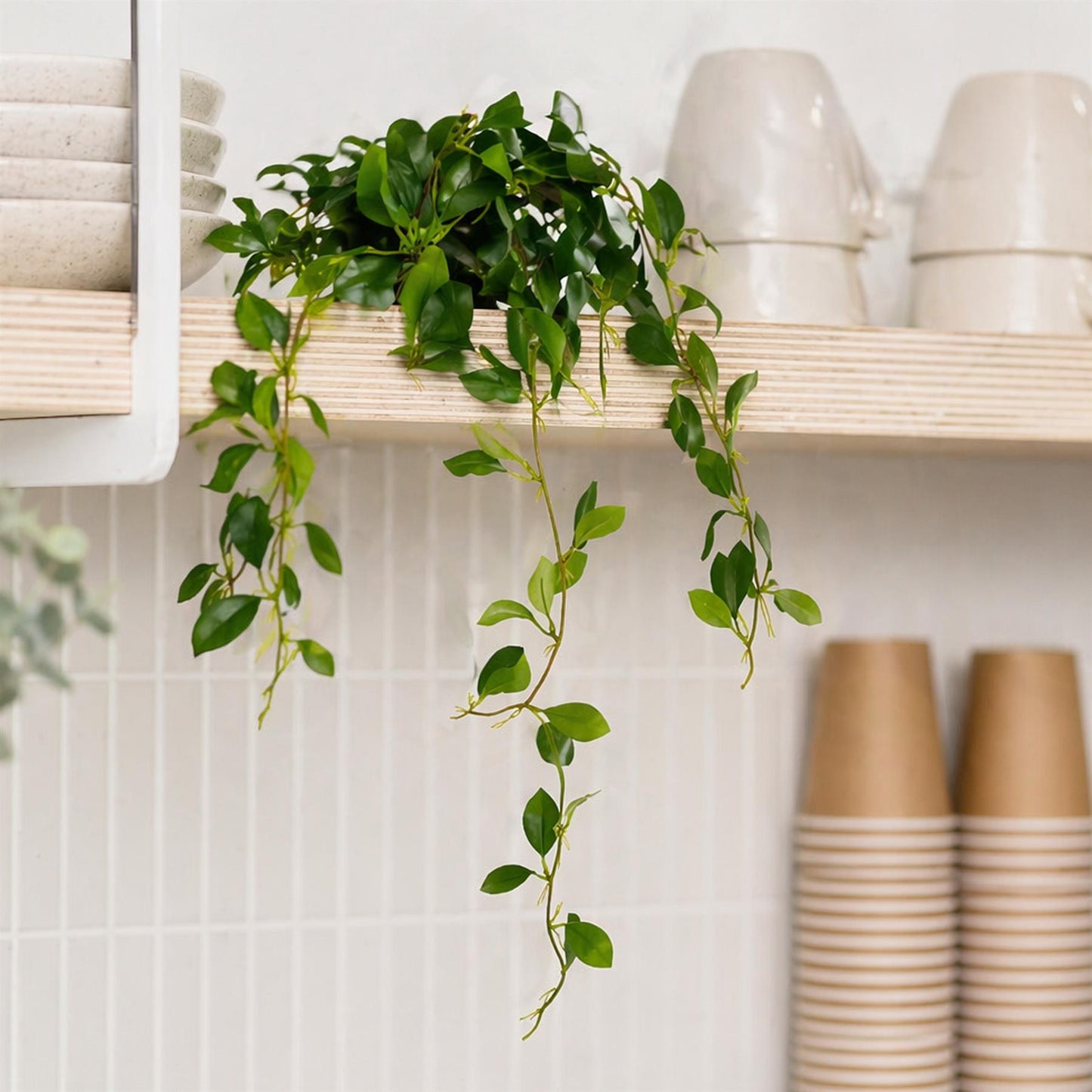 55cm Artificial Trailing Ficus Vine Stem – image 6