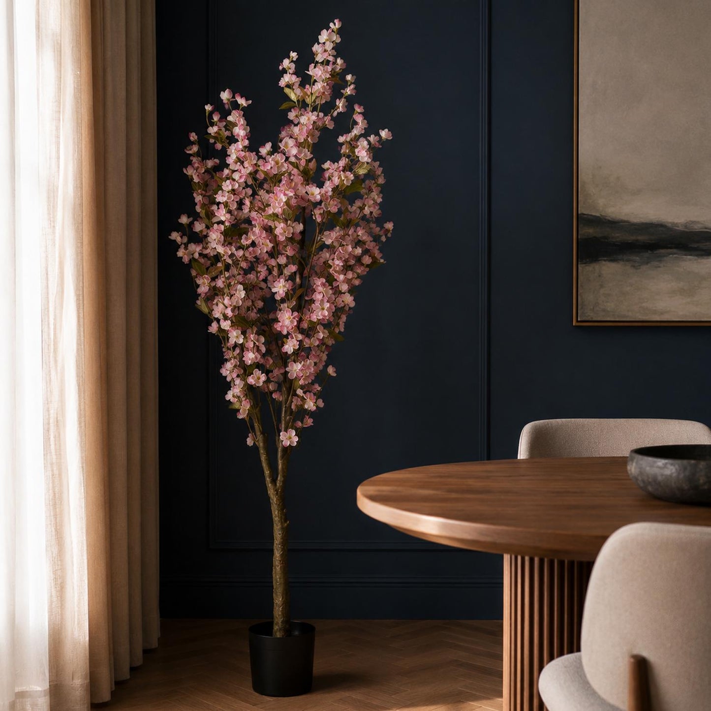 180cm Artificial Pink Cherry Tree – image 4