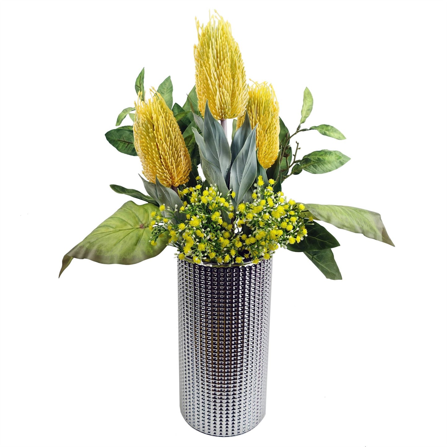75cm Banksia Menziesii Yellow Flower Stem Artificial – image 6