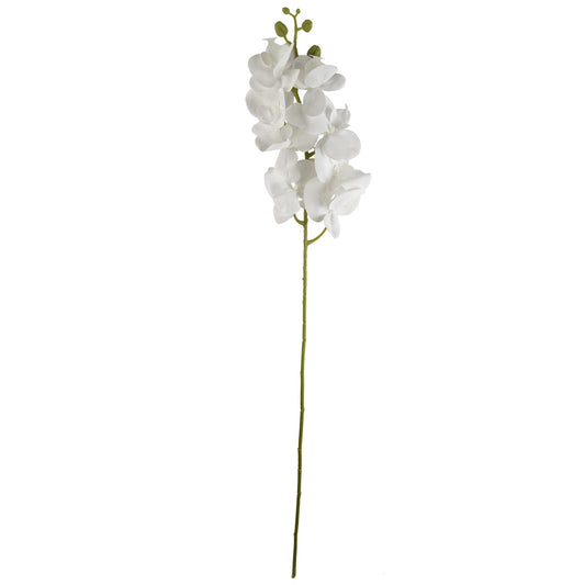 100cm Artificial Phalaenopsis Orchid White Stem – image 2