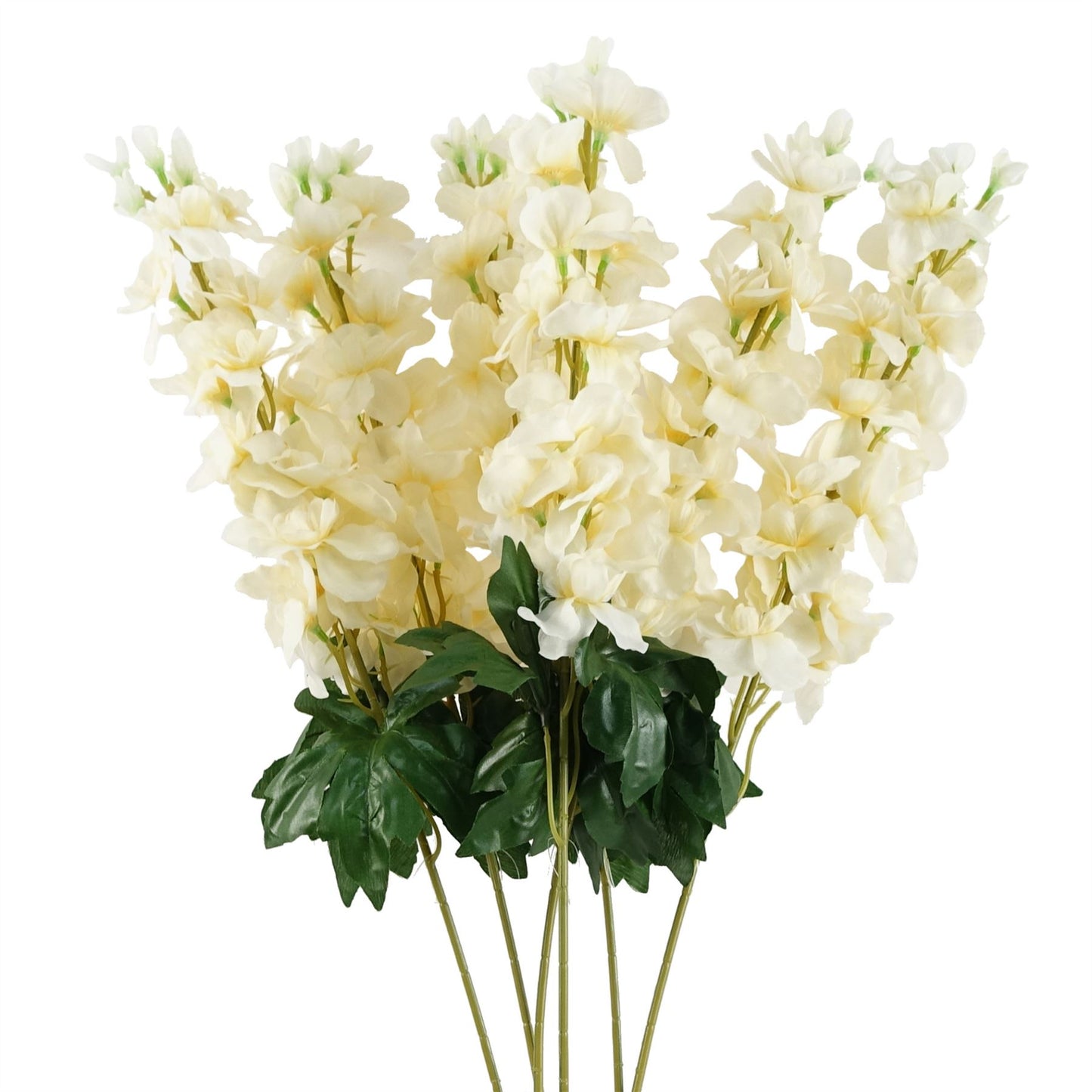 75cm Delphinium Cream Artificial Stem – image 4