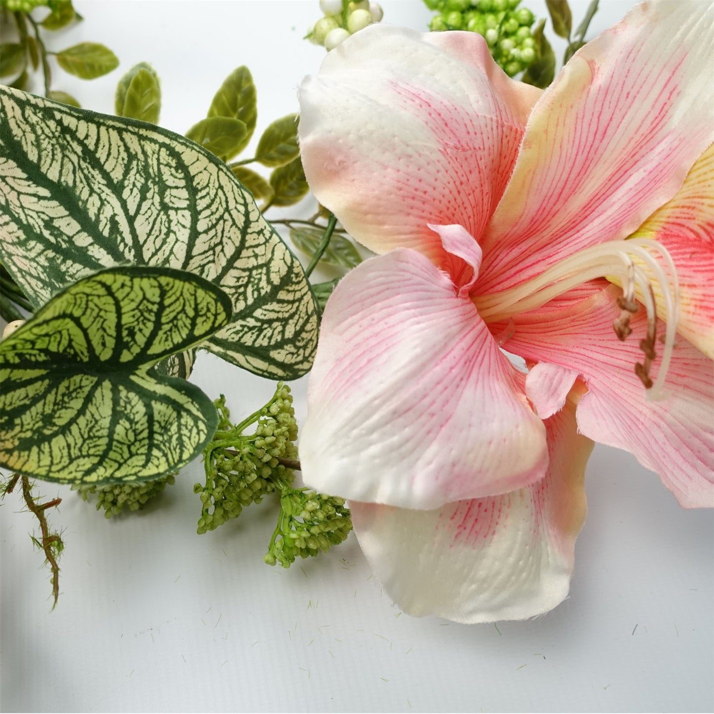 180cm Artificial Hanging Trailing Pink Lily Plant Garland – image 5