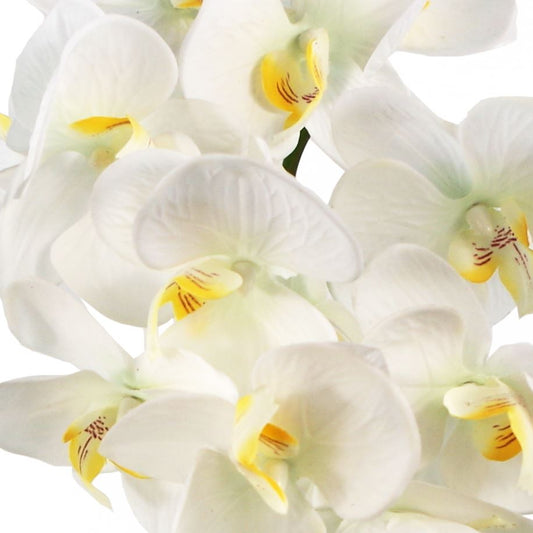 52cm Artificial Orchid Large White Gold – image 2