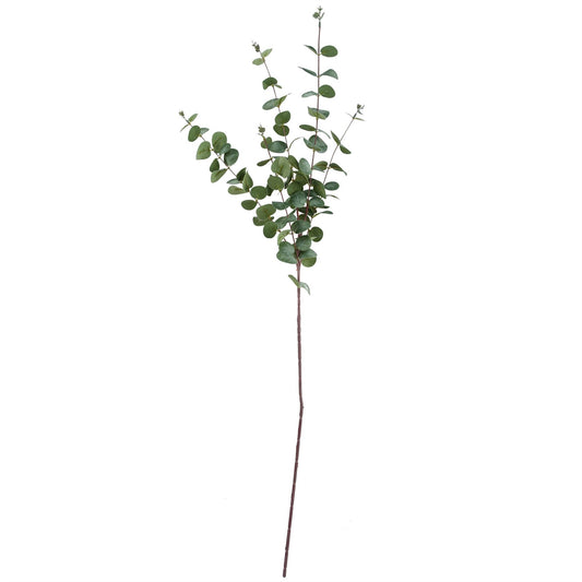 60cm Smoke Grey Vase Pink Peonies and Artificial Eucalyptus – image 2