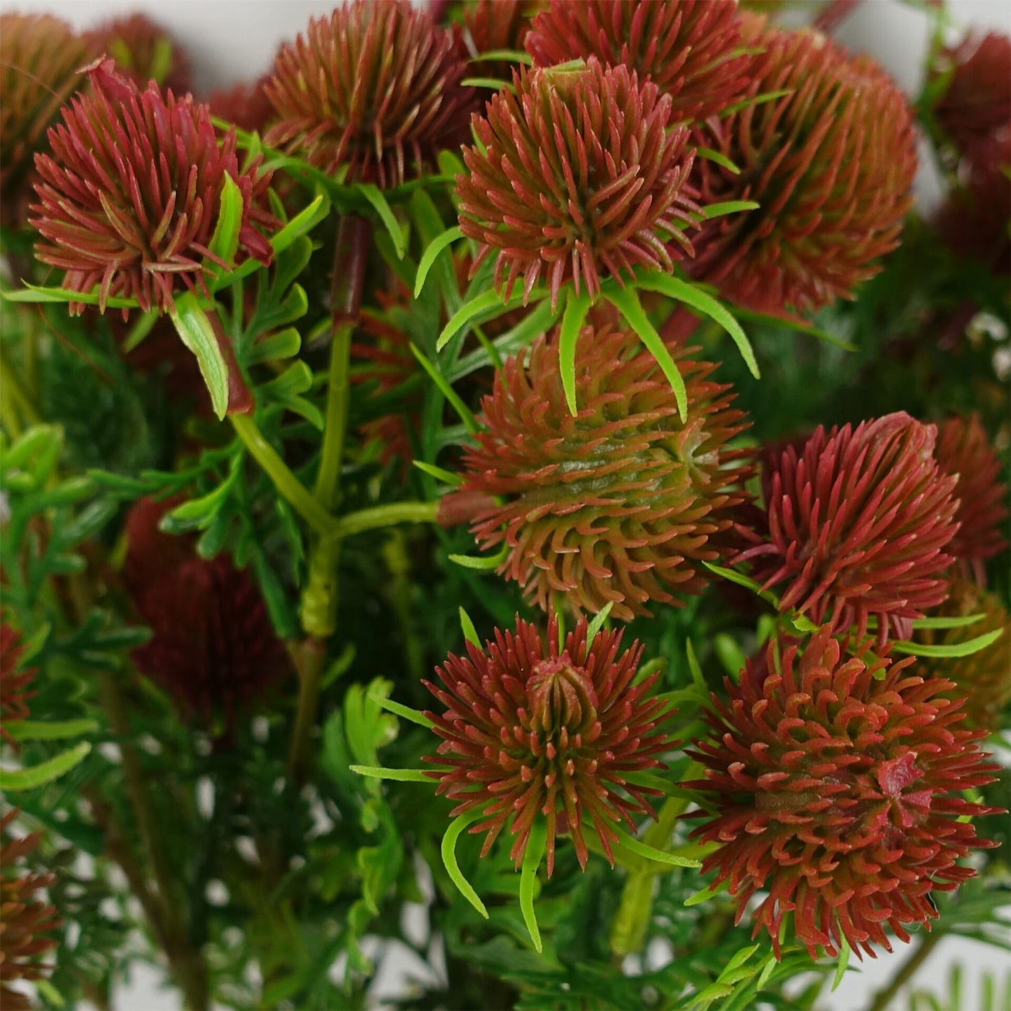 55cm Craspedia Stem Red Artificial – image 7