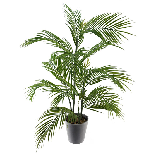 90cm Artificial Palm Tree in Decorative Planter – image 2