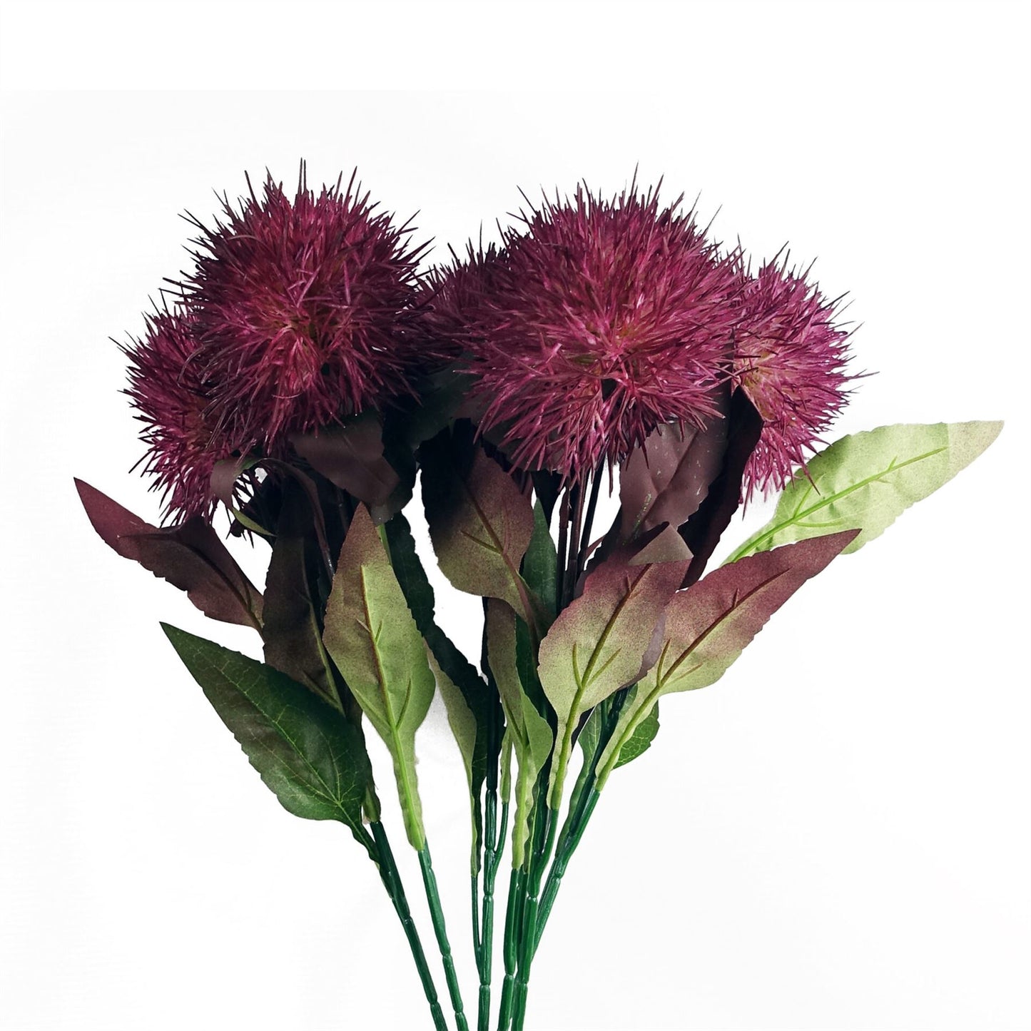 70cm Globe Thistle Purple Ball Artificial Flower Stem – image 9