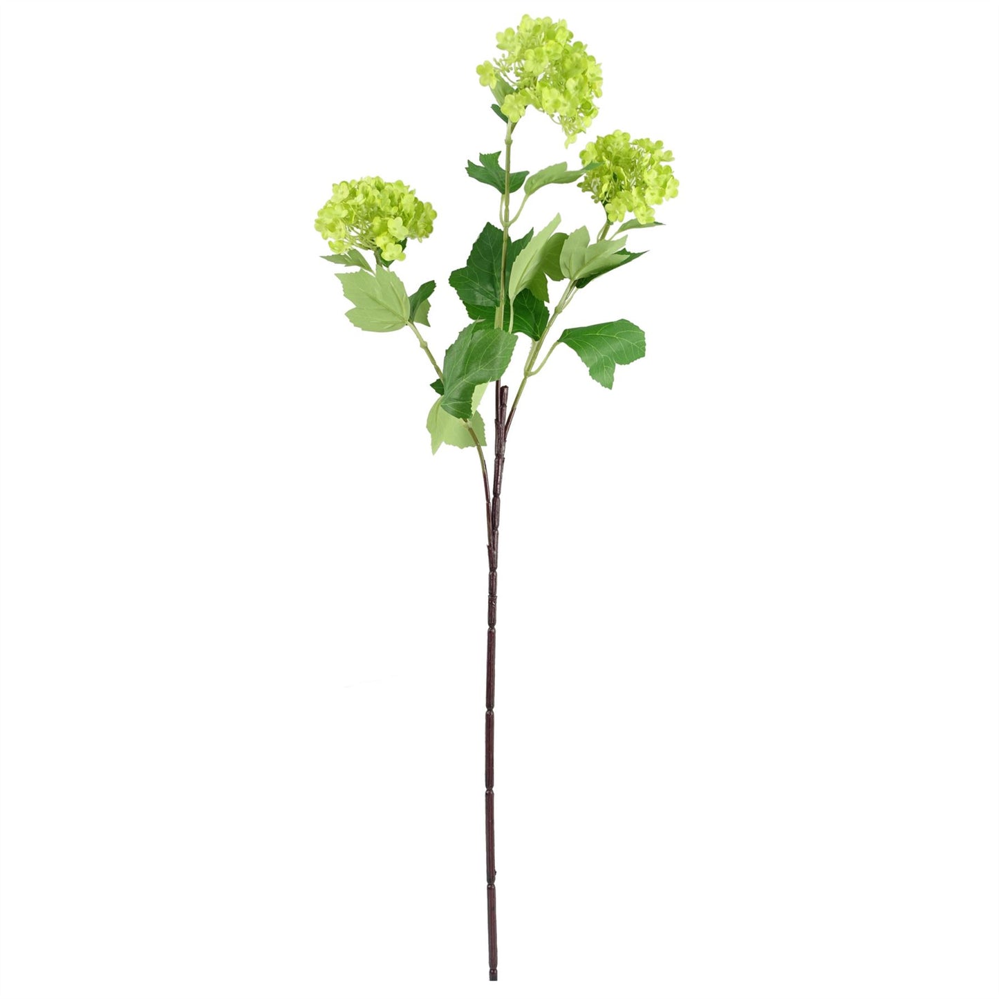 80cm Artificial Orange Chrysanthemum Foliage and Glass Vase – image 7
