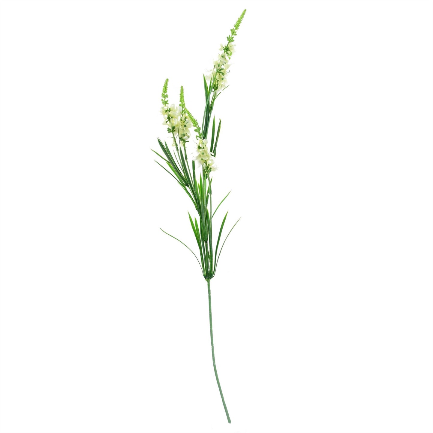 100cm Artificial Lily Palm Flowers Glass Ball Vase – image 8