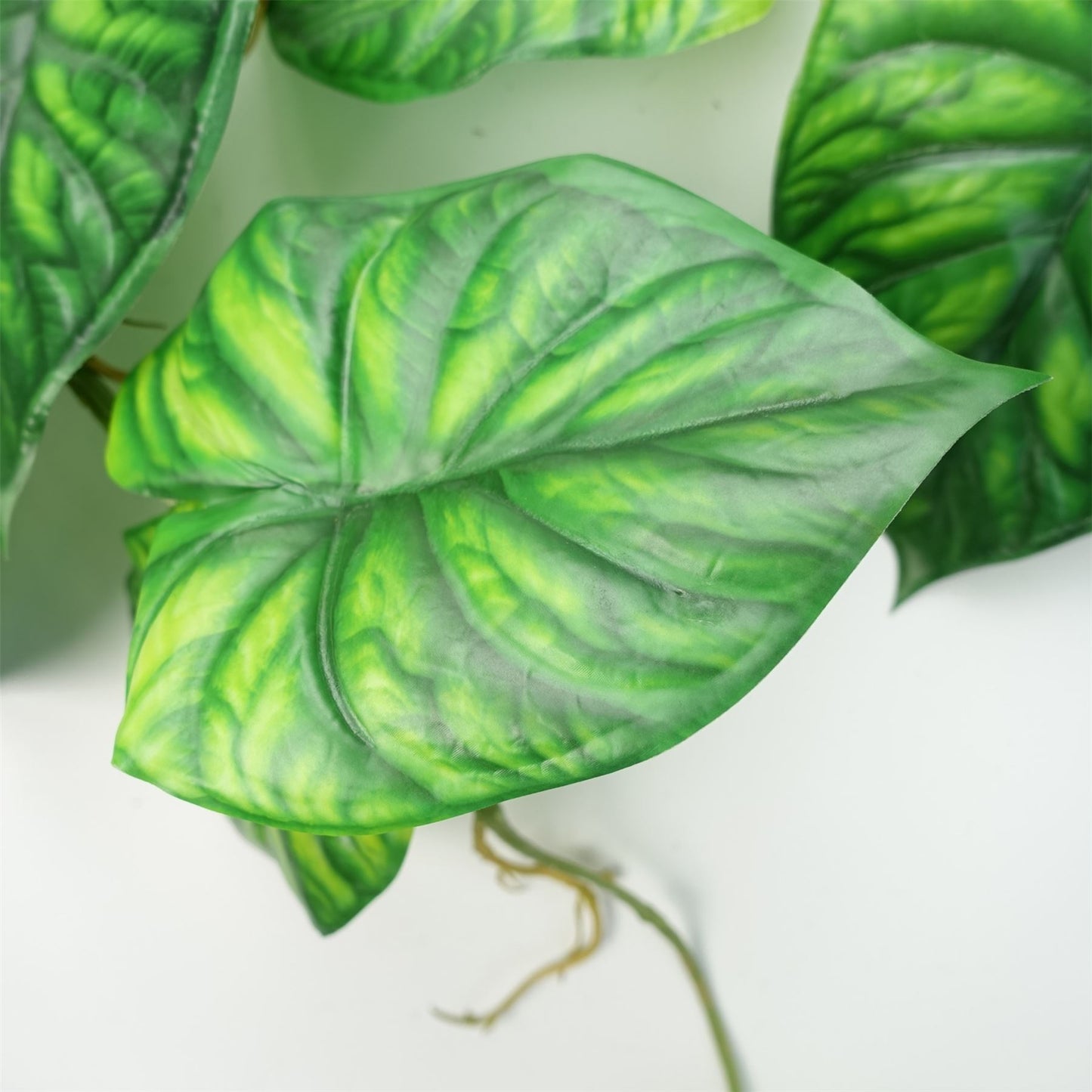 120cm Artificial Hanging Trailing Plant Alocasia Dragon Scale Green – image 3