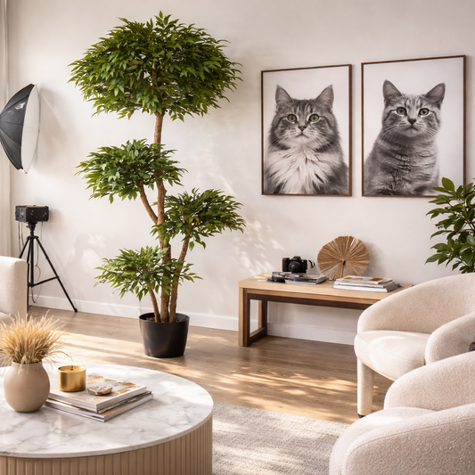 180cm Artificial Fire Retardant Ruscus Tree – image 2
