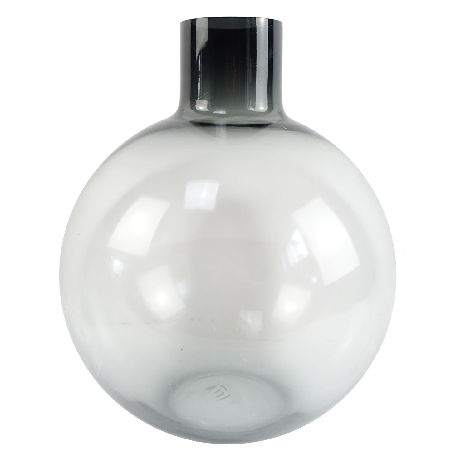 100cm Artificial Yellow Lily Black Eucalyptus Glass Ball Vase – image 5