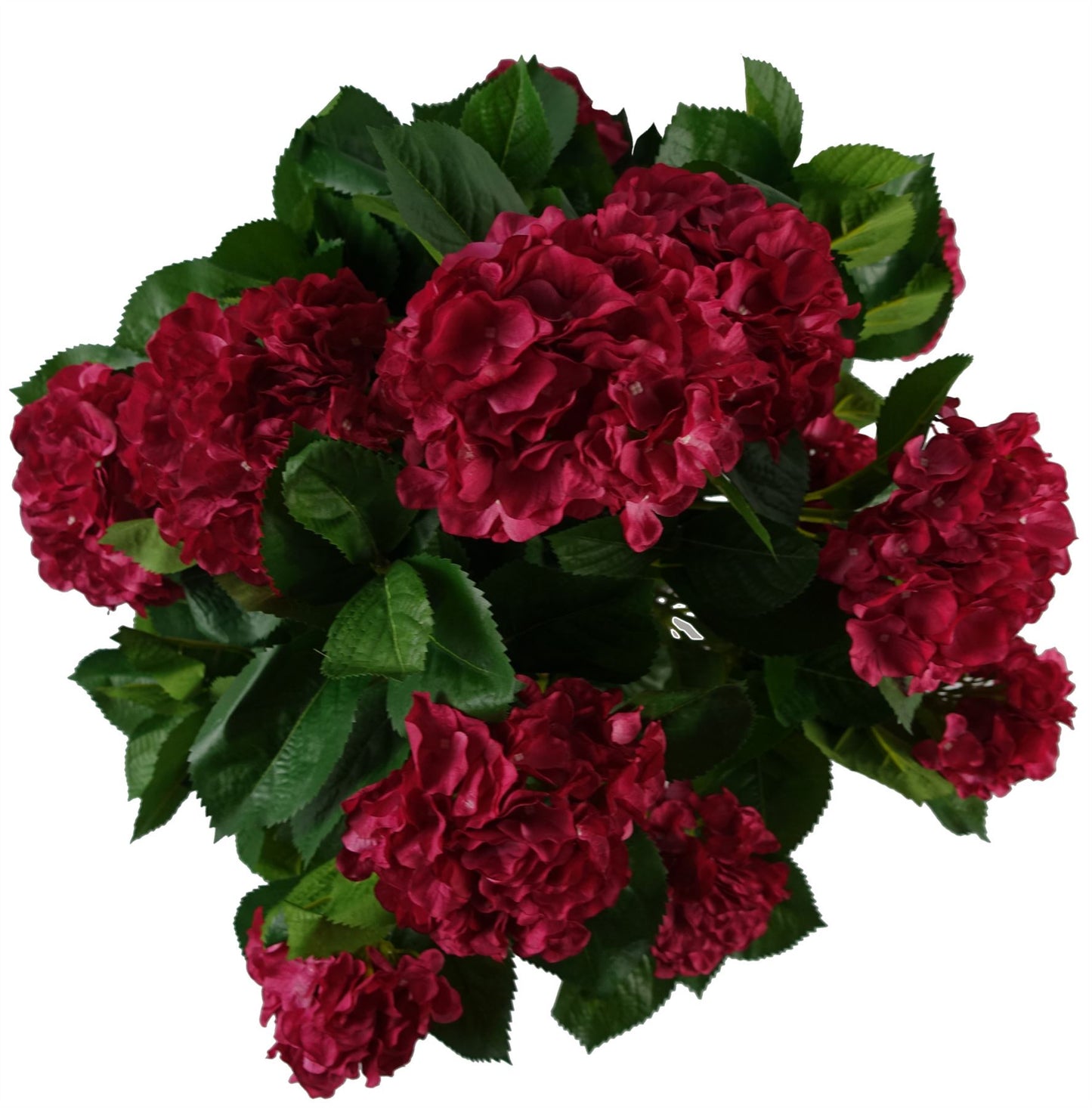 Artificial 75cm Pink Bush Hydrangea Plant Potted – image 6