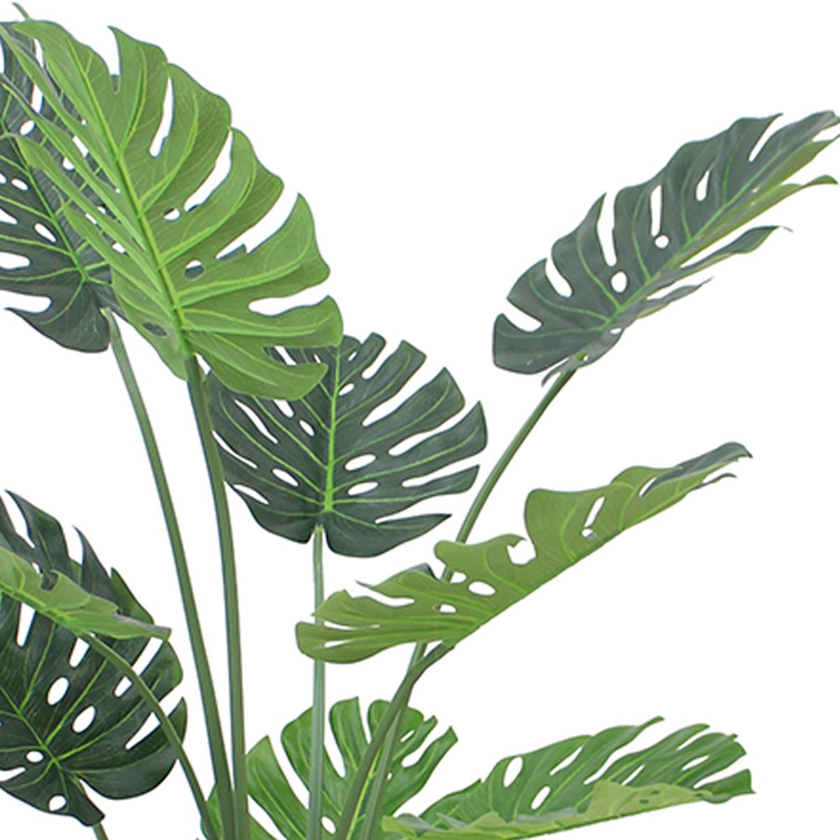 Luxury Monstera Plant Black Pot 120cm Artificial – image 4