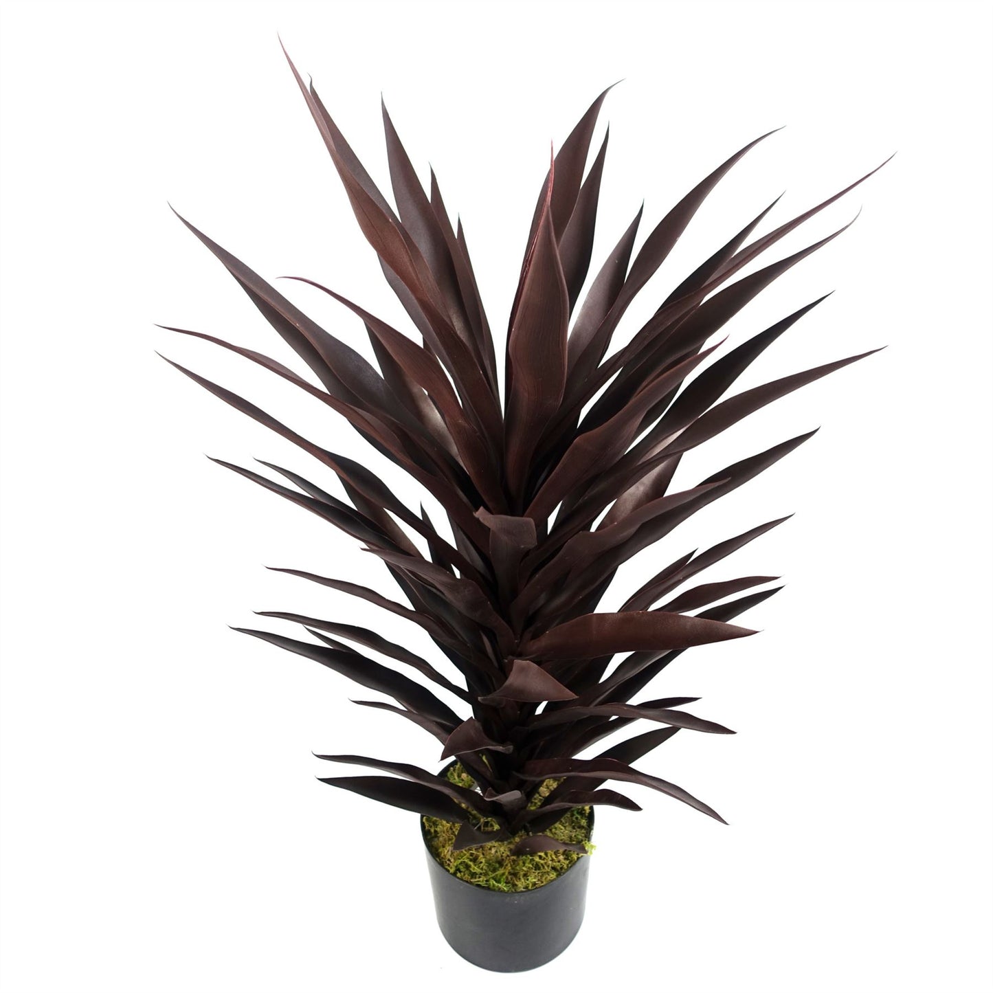 85cm Dark Red Yucca Plant Artificial – image 5