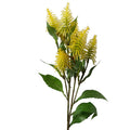 55cm Artificial Callistemon Pallidus Yellow Bottle Brush Stem