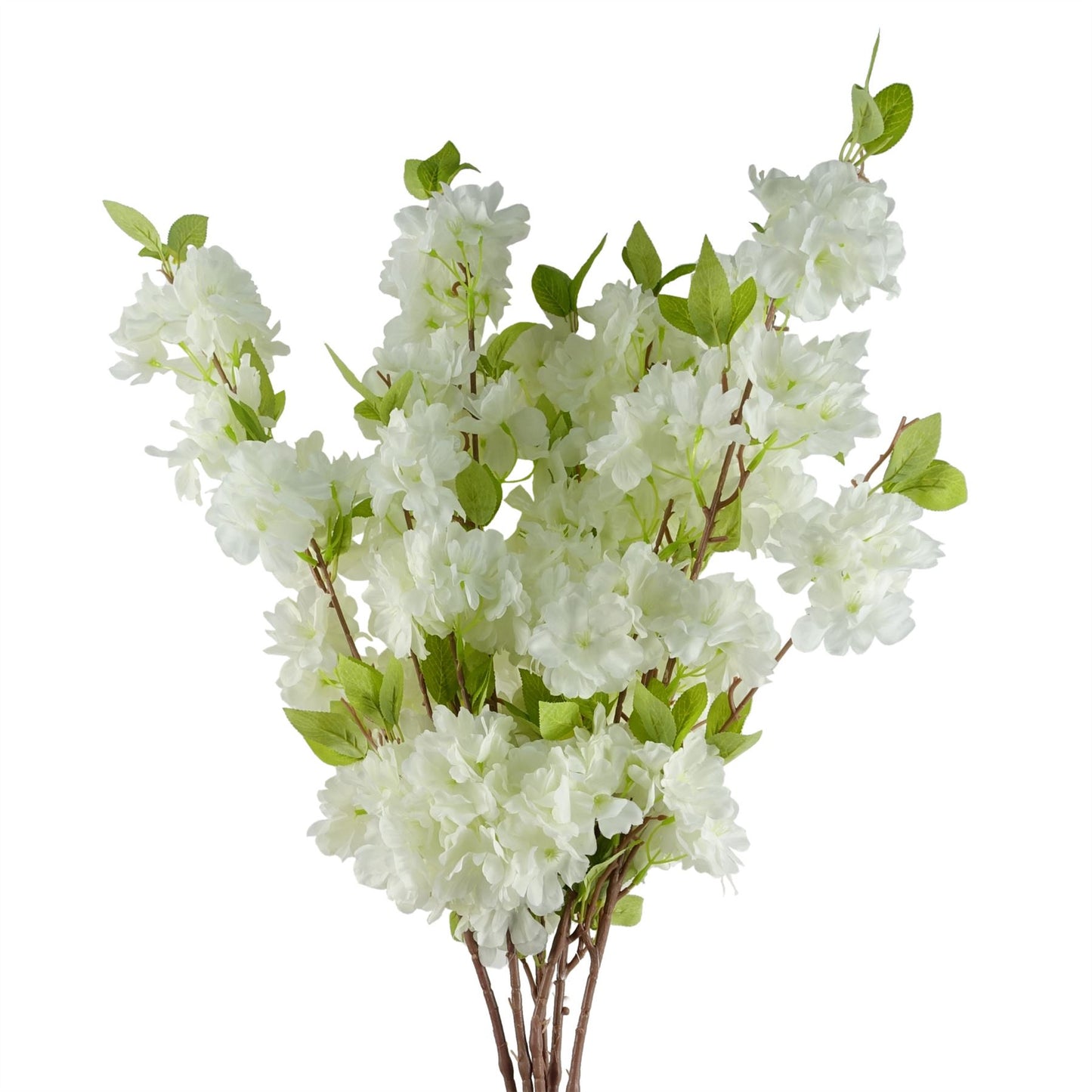 100cm White Artificial Blossom Stem – image 5