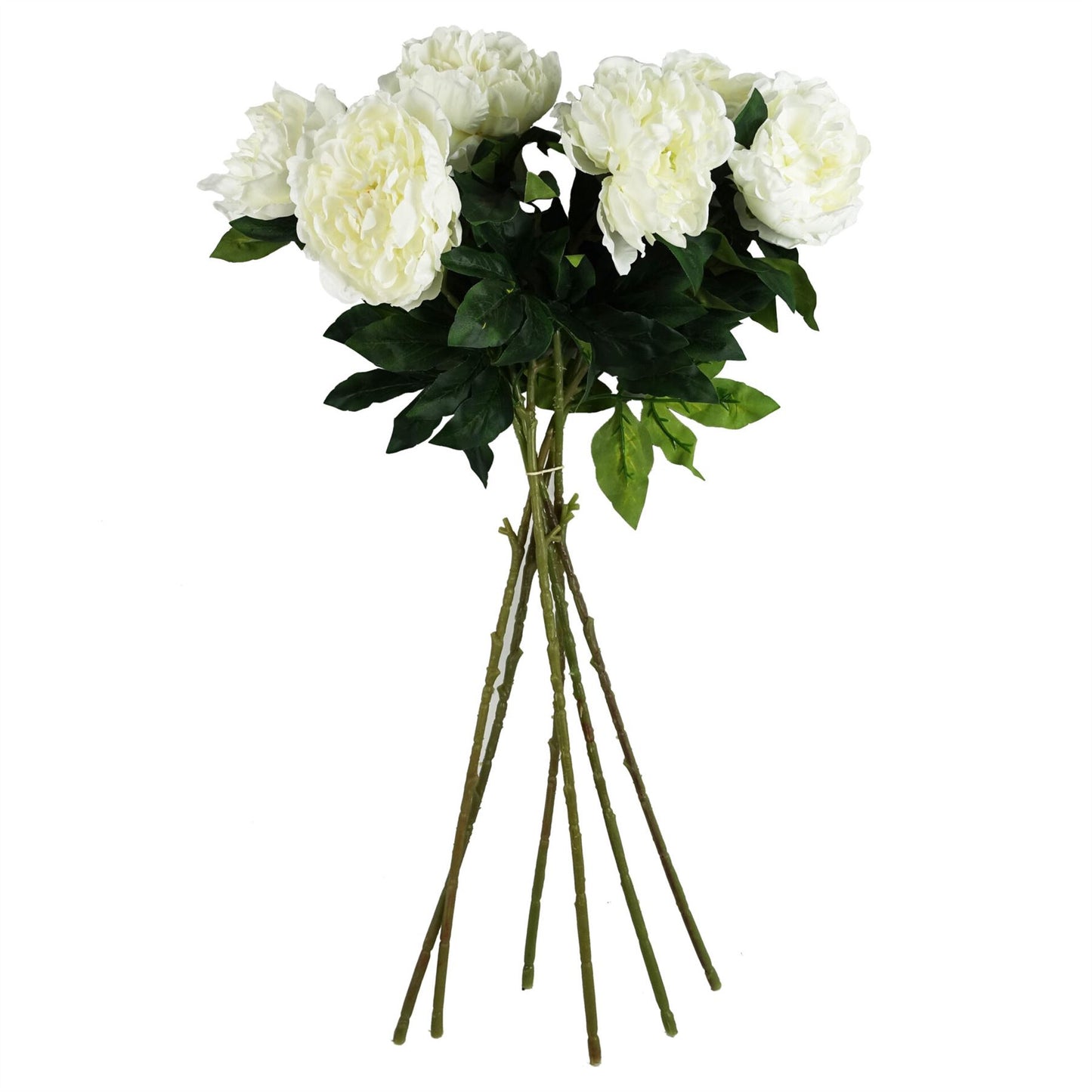 80cm Artificial Cream Peony Stem – image 6