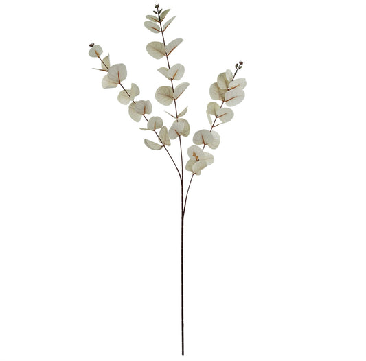 80cm Artificial White Eucalyptus Foliage Stem – image 2