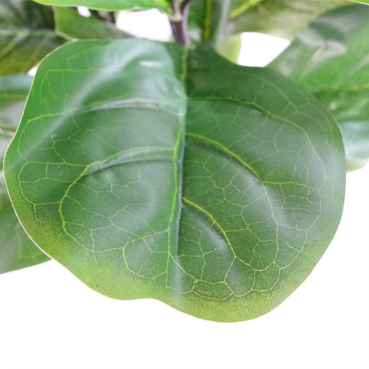 120cm Large Artificial Fiddle Fig Tree Ficus Lyrata Plant – image 2