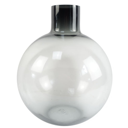 95cm Artificial Black Chrysanthemum Bundle Glass Ball Vase – image 2