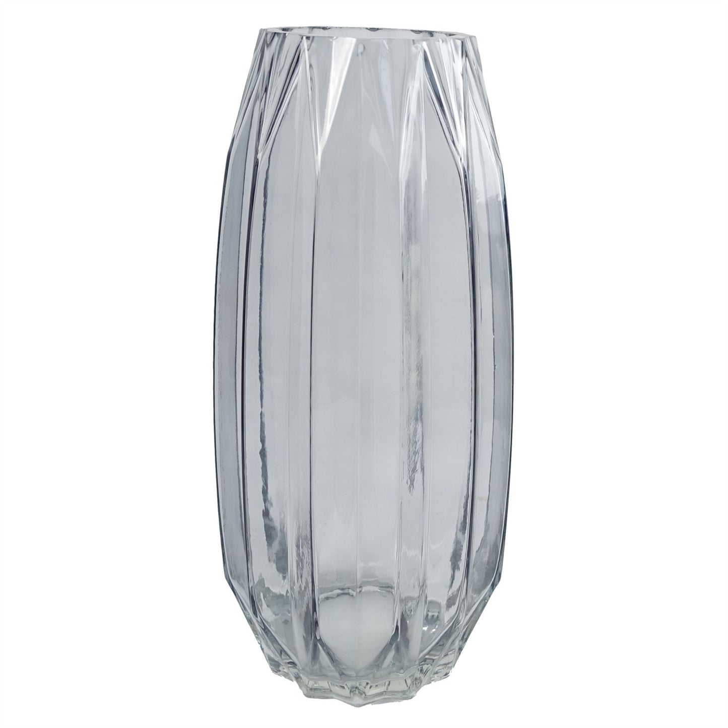 85cm Geometric Glass Vase Pink Peony and Berry Artificial Flowers – image 6
