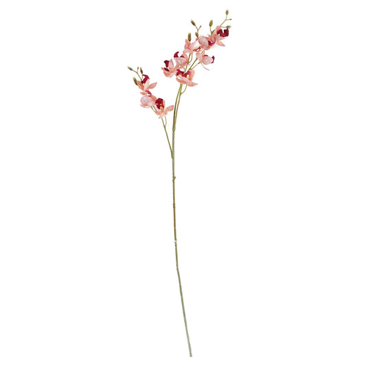 80cm Pink Artificial Mini Orchid Stem – image 2