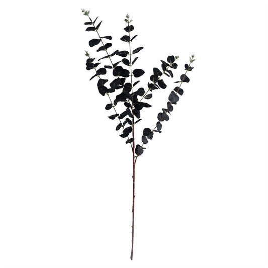 80cm Artificial Black Eucalyptus Foliage Stem – image 2