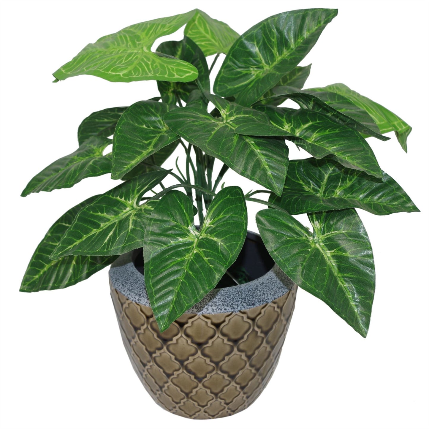45cm Artificial Taro Plant 45cm Dark Taro – image 7