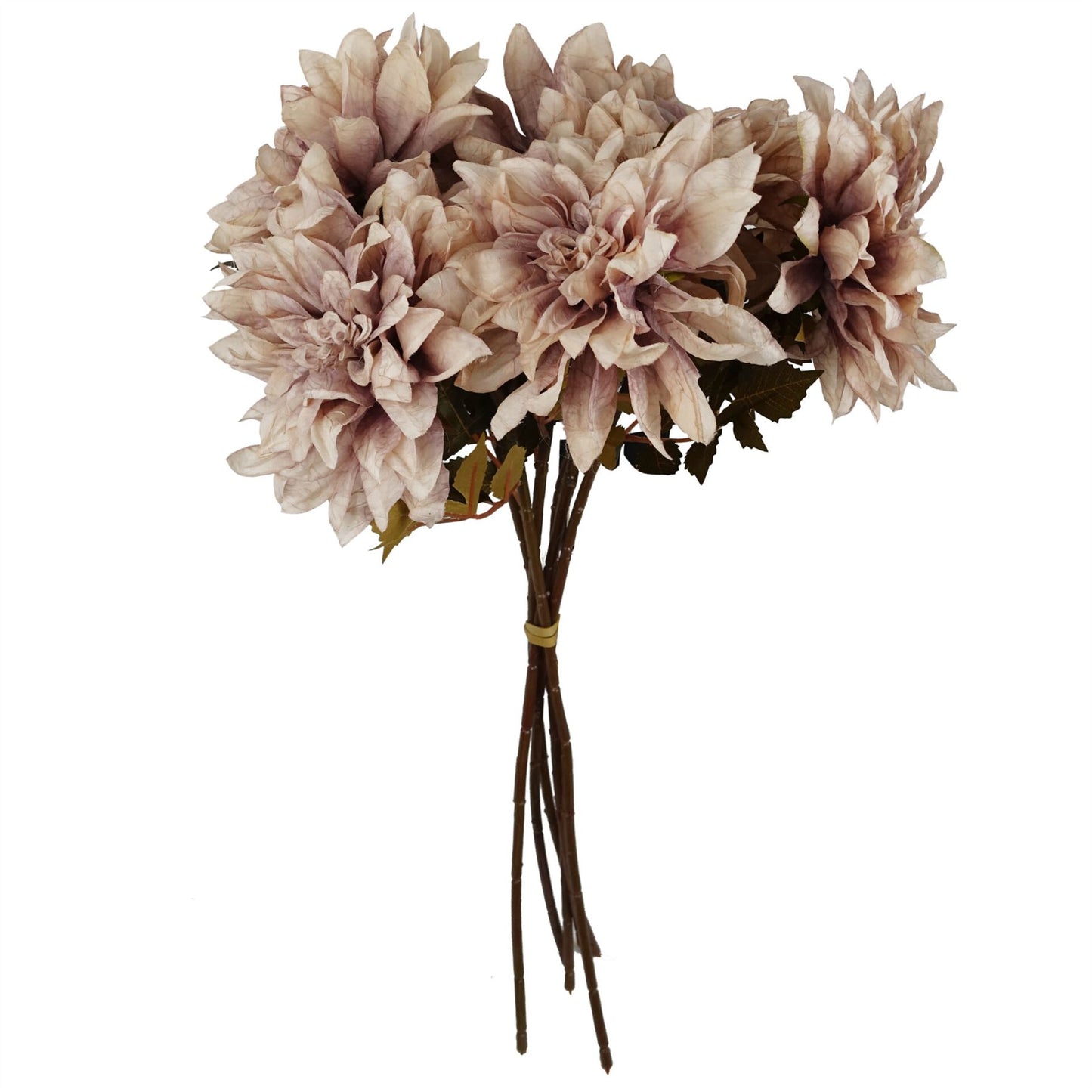 55cm Artificial Dahlia Flower Stem Dusty Pink – image 5