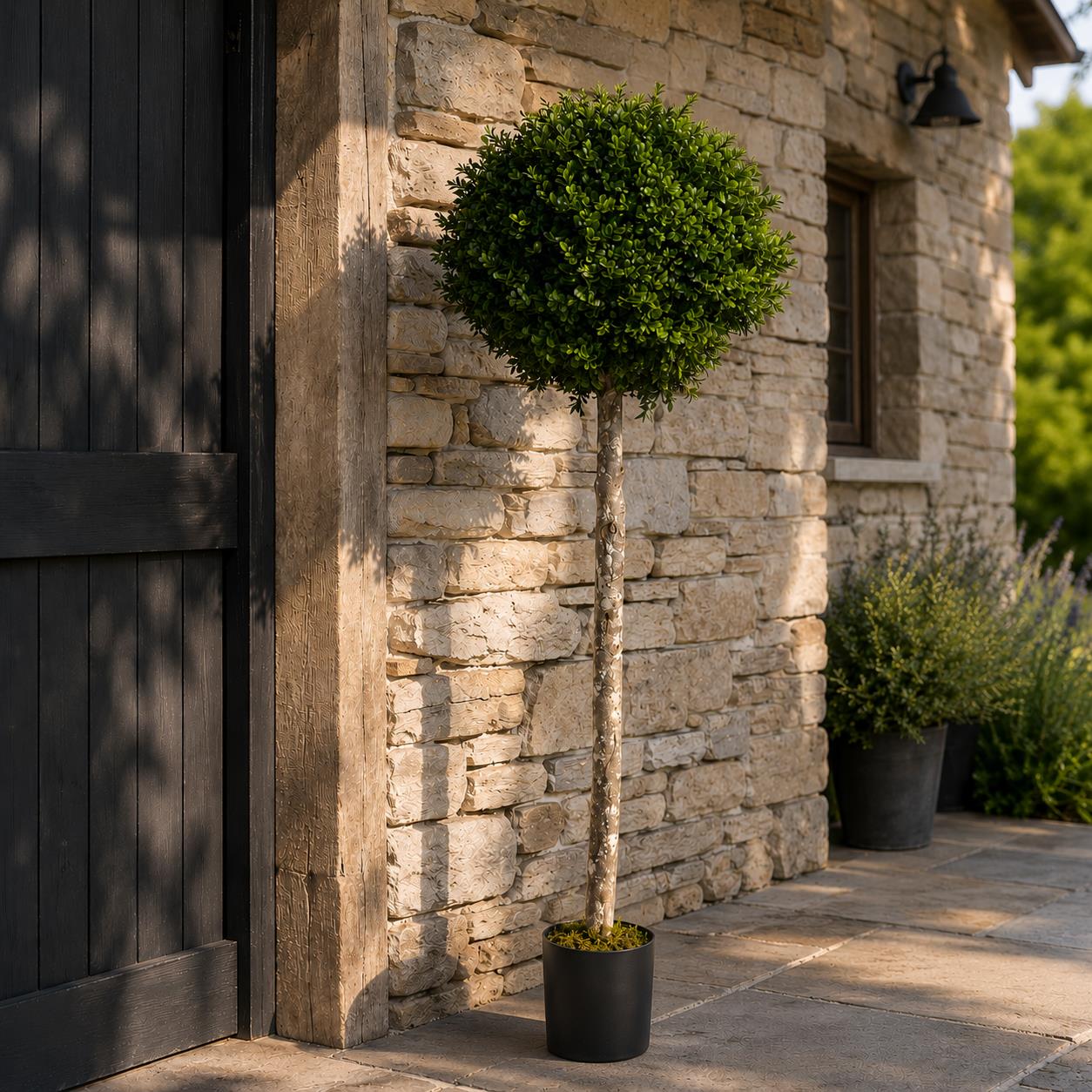 Artificial 140cm Buxus Ball Tree UV Resistant Outdoor Topiary – image 4