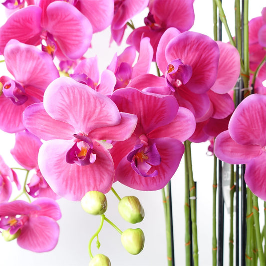 150cm Giant Pink Orchid Plant Artificial 189 flowers REAL TOUCH – image 2